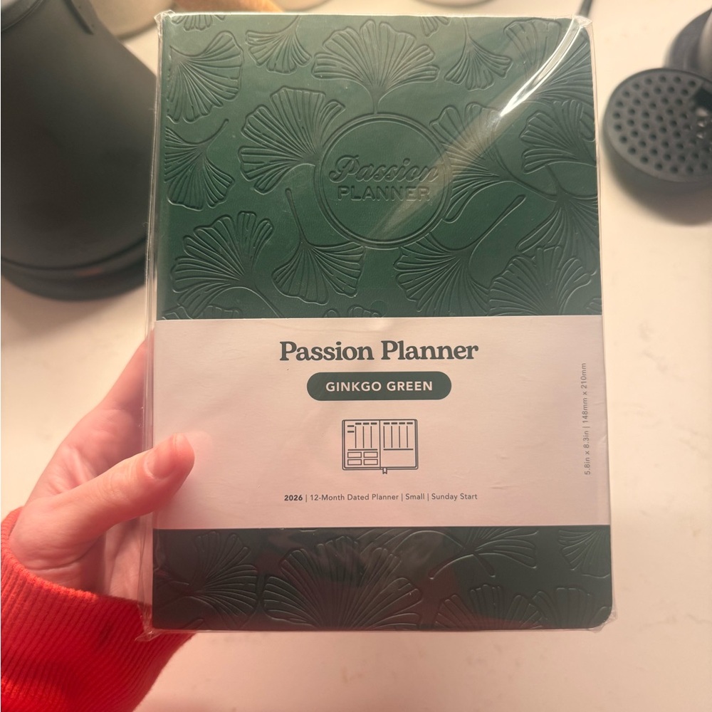Passion Planner 2026 Ginkgo Green